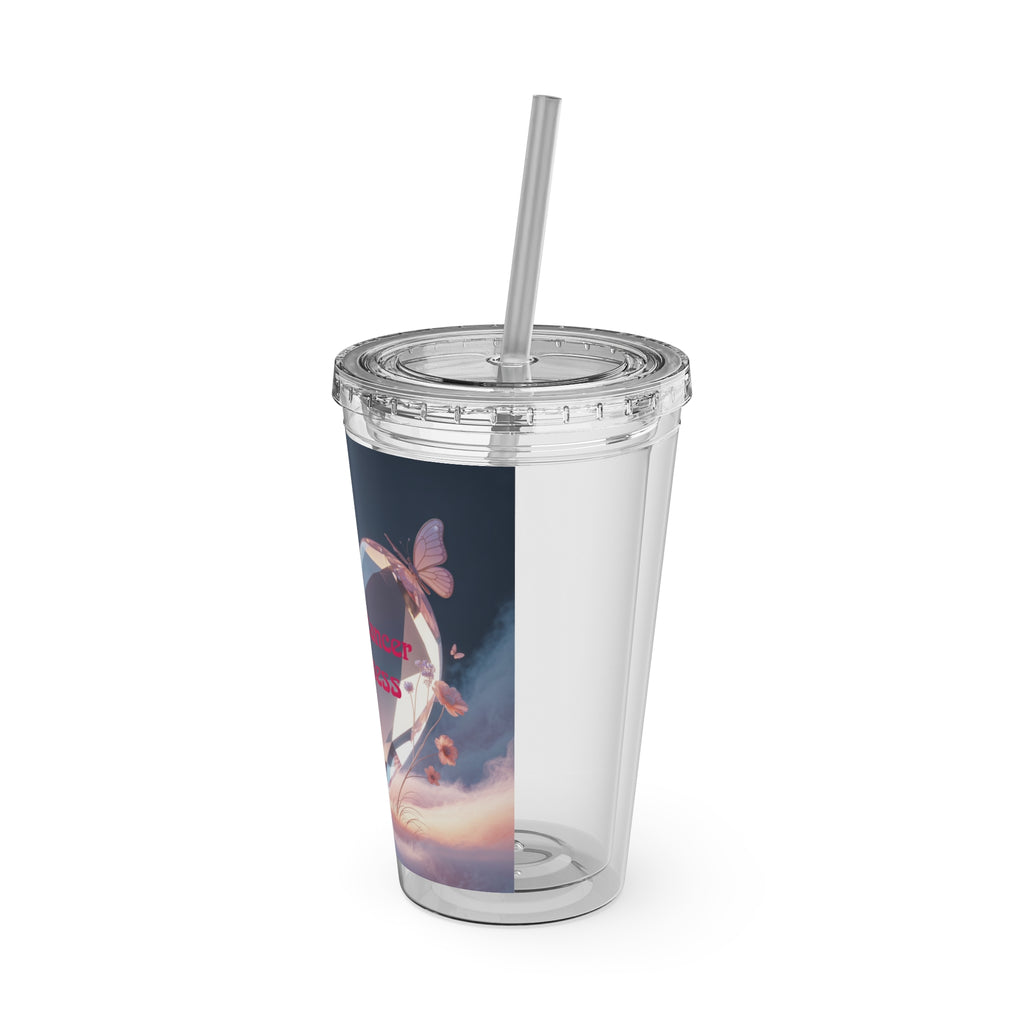 Sunsplash Tumbler with Straw, 16oz