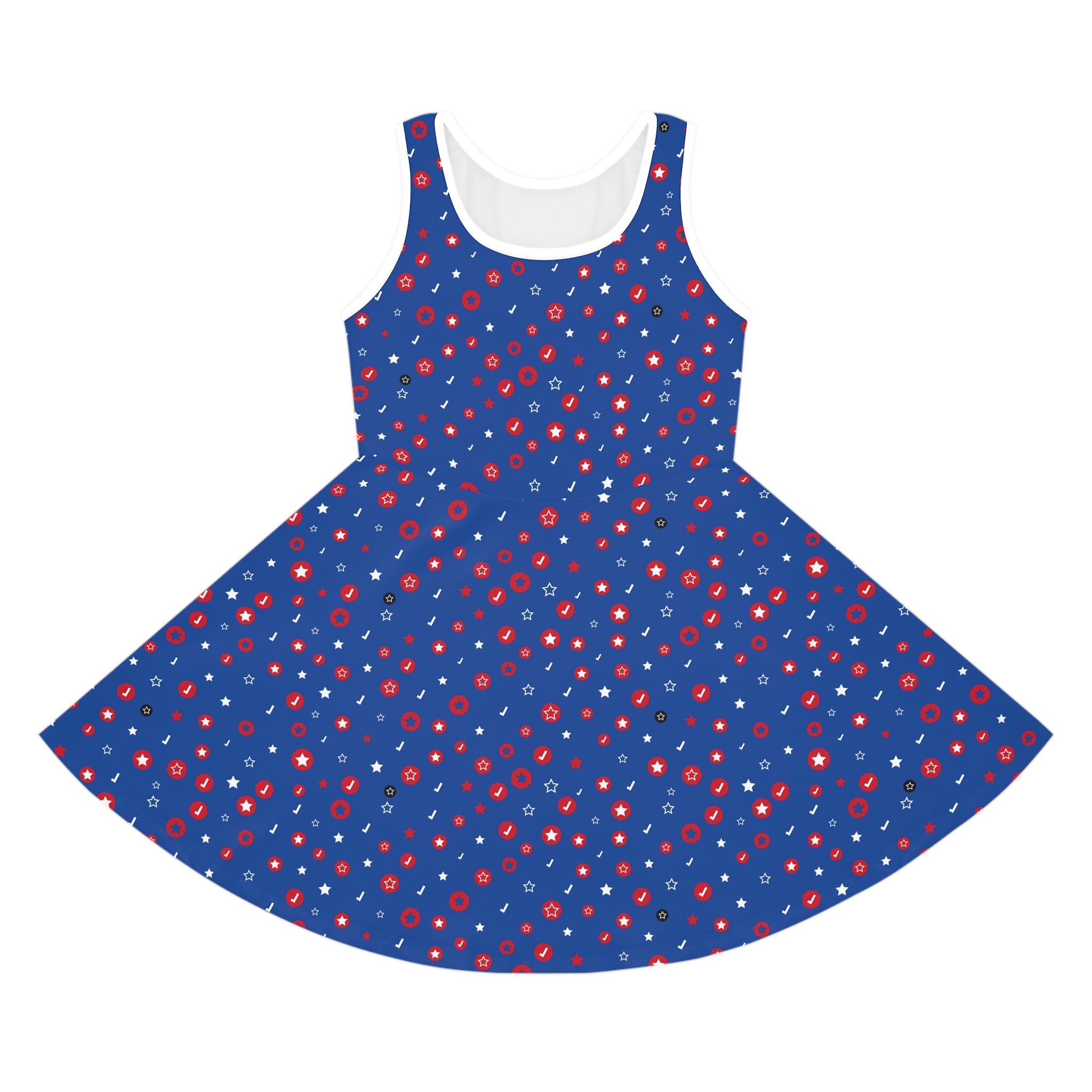 Girls' Sleeveless Sundress (AOP)