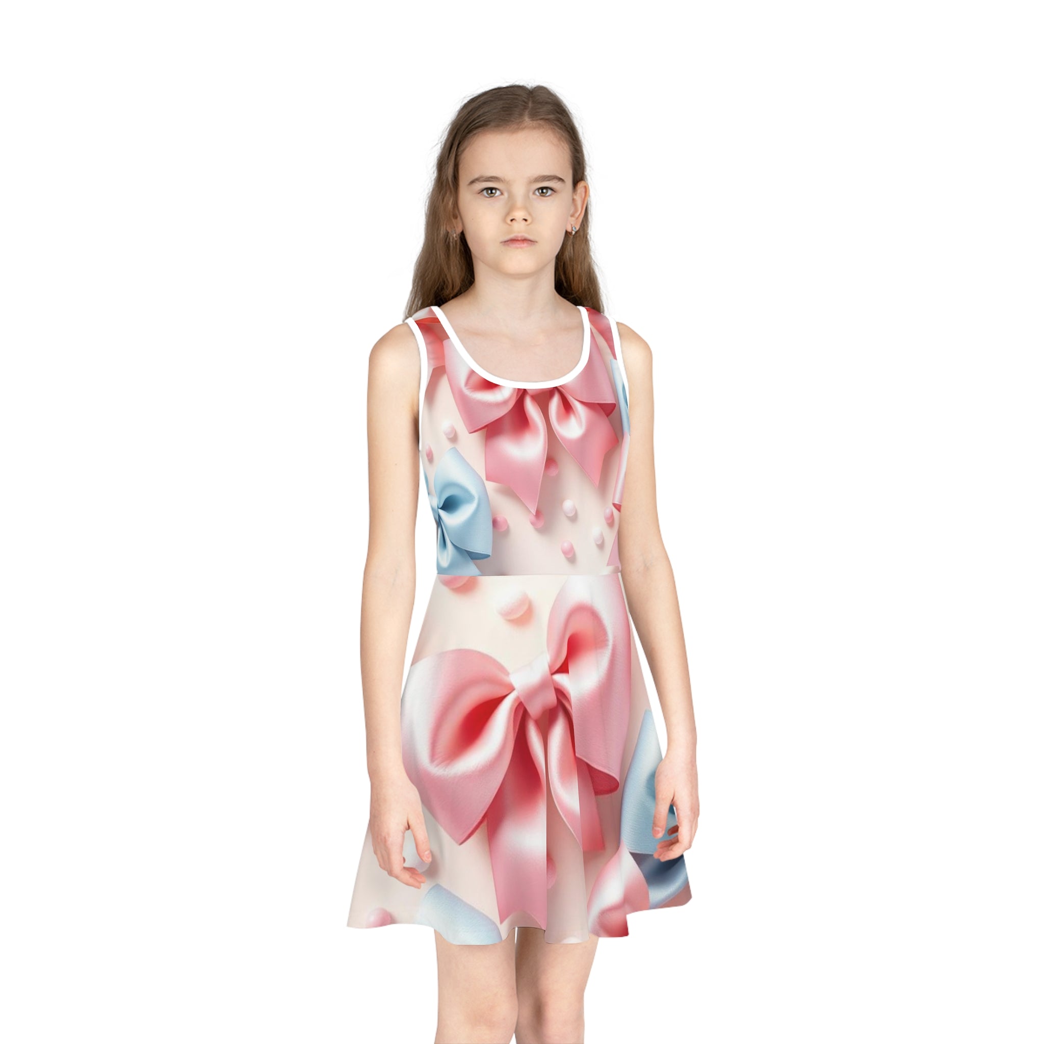 Girls' Sleeveless Sundress (AOP)
