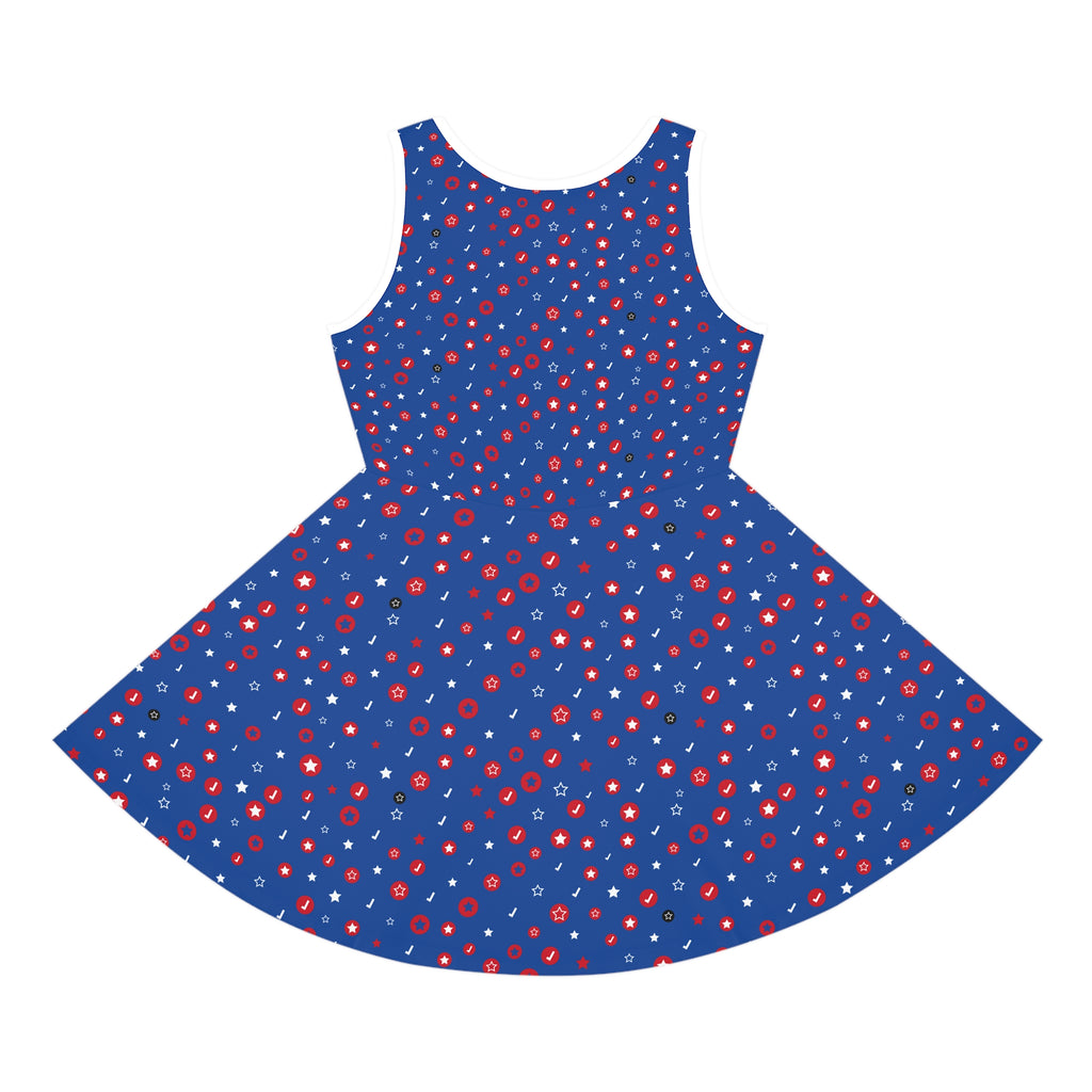 Girls' Sleeveless Sundress (AOP)