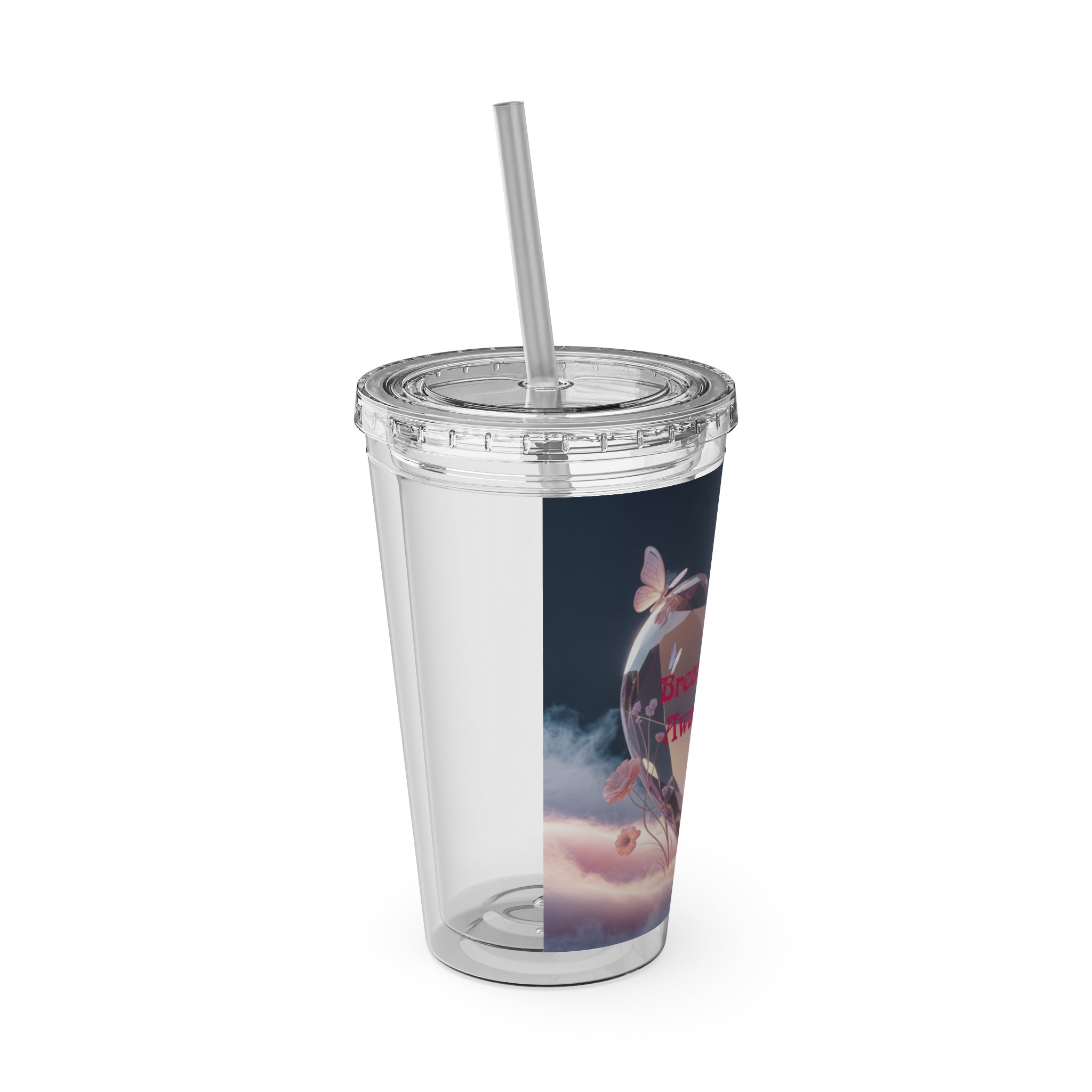 Sunsplash Tumbler with Straw, 16oz