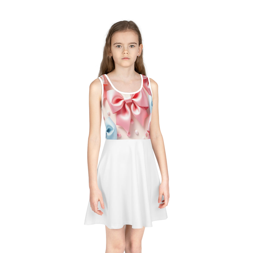 Girls' Sleeveless Sundress (AOP)